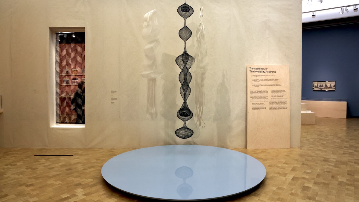 Furniture on display at art show