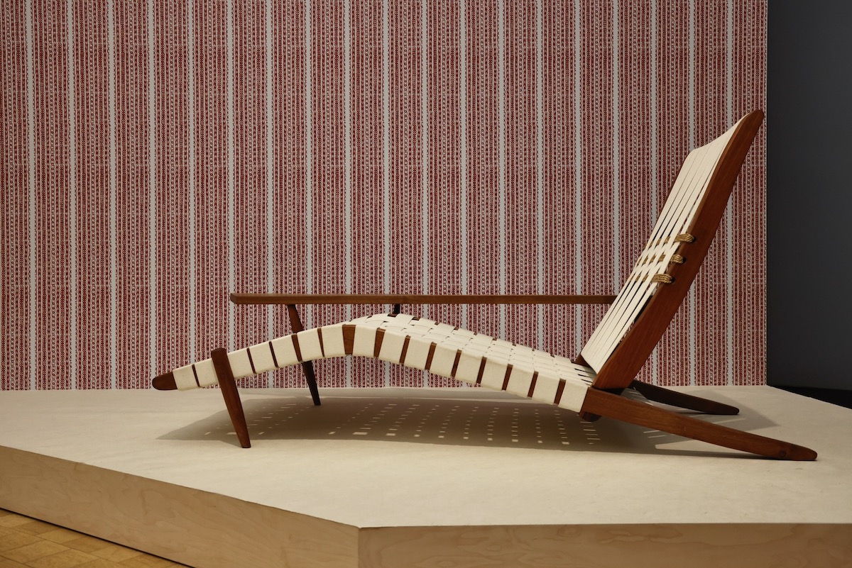 Furniture on display at art show