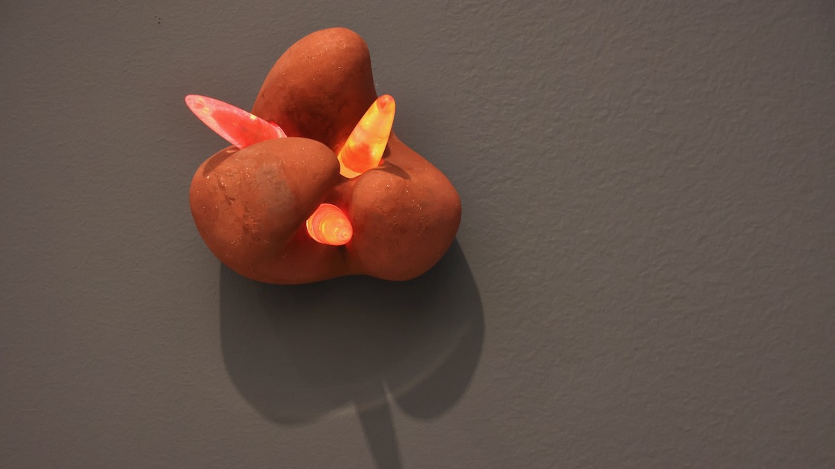 Furniture on display at art show