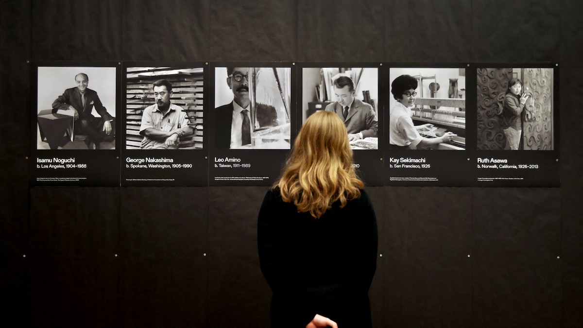 Display of six Japanese American artists at art show