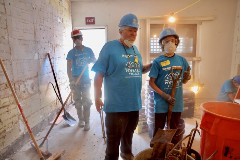 John C. Otto Sr., a construction teacher for Habitat for Humanity
