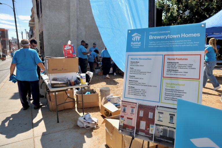 Habitat for Humanity is rejuvenating four homes in Brewerytown