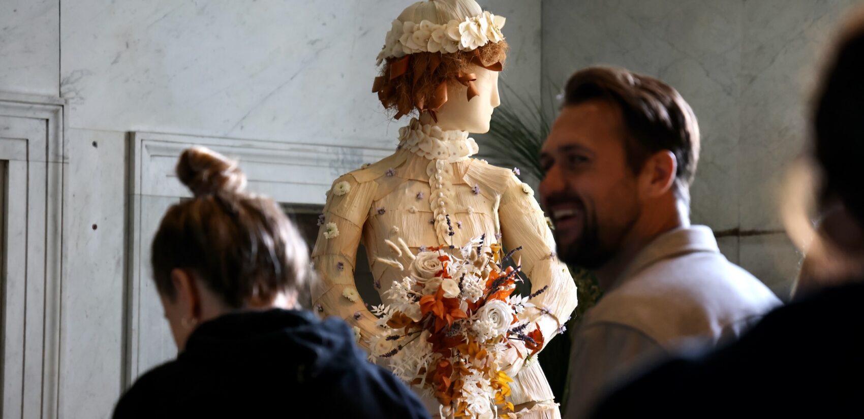 a dress on a mannequin in Lynnewood Hall