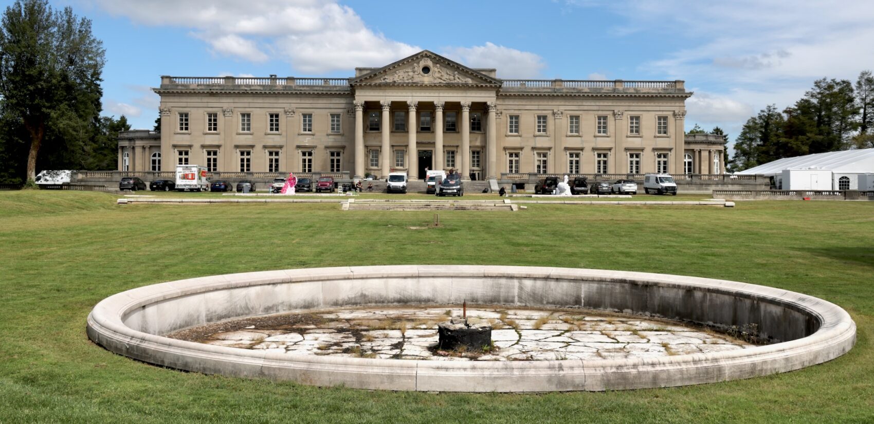 Lynnewood Hall from a distance