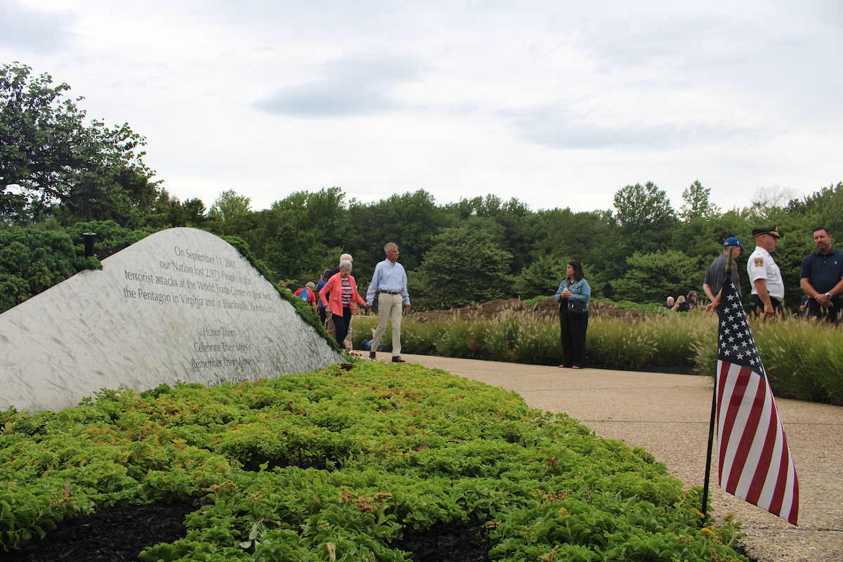 The Garden of Reflection 9/11 Memorial in Lower Makefield Township
