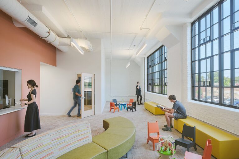 People in a lounge