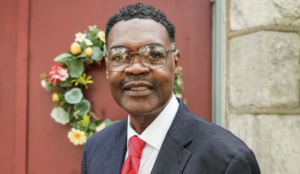 Republican Earl Cooper poses for a photo