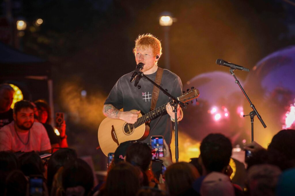 ed-sheeran-ap-091726 FILE - Singer-songwriter Ed Sheeran performs during