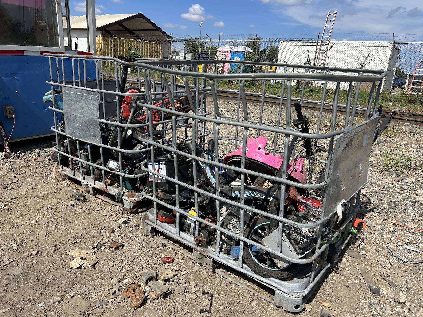 Items removed from the recycling stream at EMR