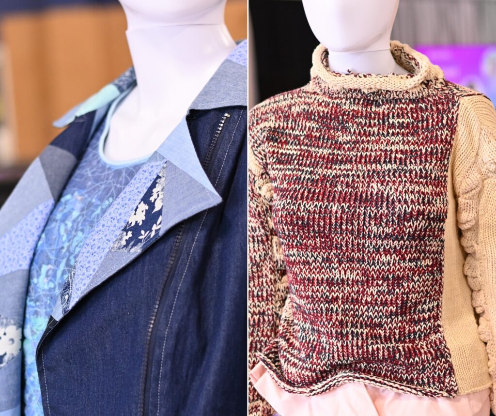 Upcycled and reused designs created by local designers for last year’s Rethink Fashion show