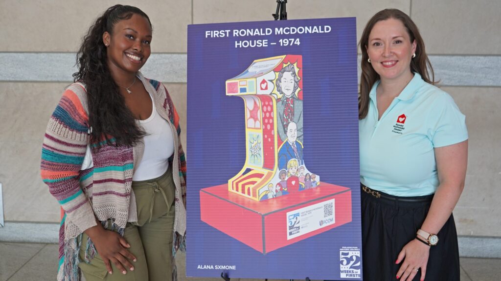 first-ronald-mcdonald-house-bp-092426 Artist Alana Sxmone (left) and Laura Van Tassell