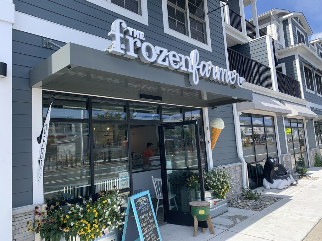 frozen-farmer-dewey-beach-delaware The storefront of The Frozen Farmer ice cream shop in Dewey Beach, Delaware