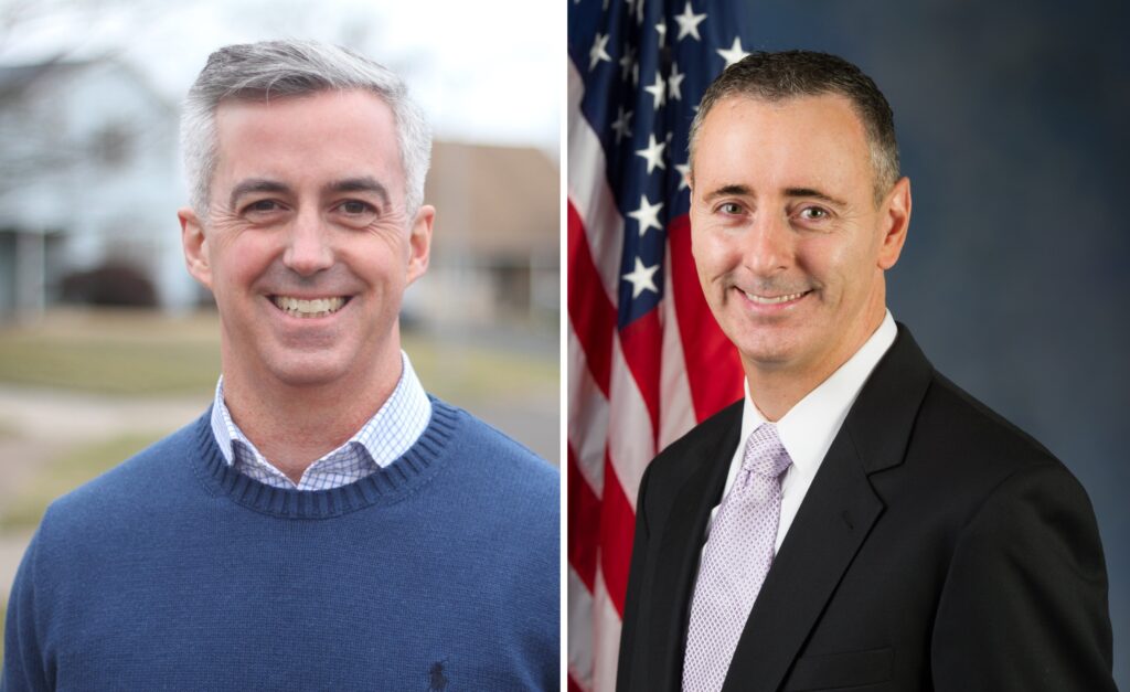 harvie-fitzpatrick2026-09-08-1 Side-by-side photos of Bob Harvie and Brian Fitzpatrick.