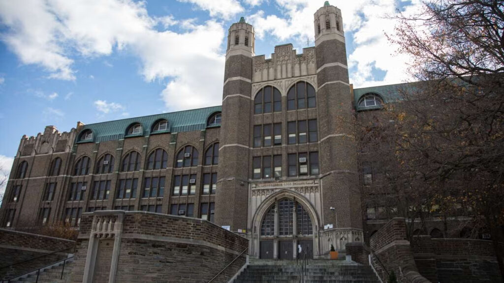 Overbrook High School in West Philadelphia