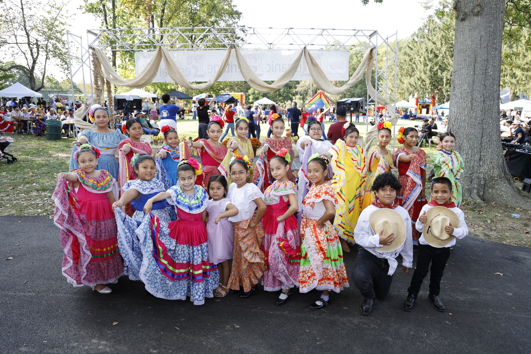 Children participated in last year’s Hispanic Heritage Festival