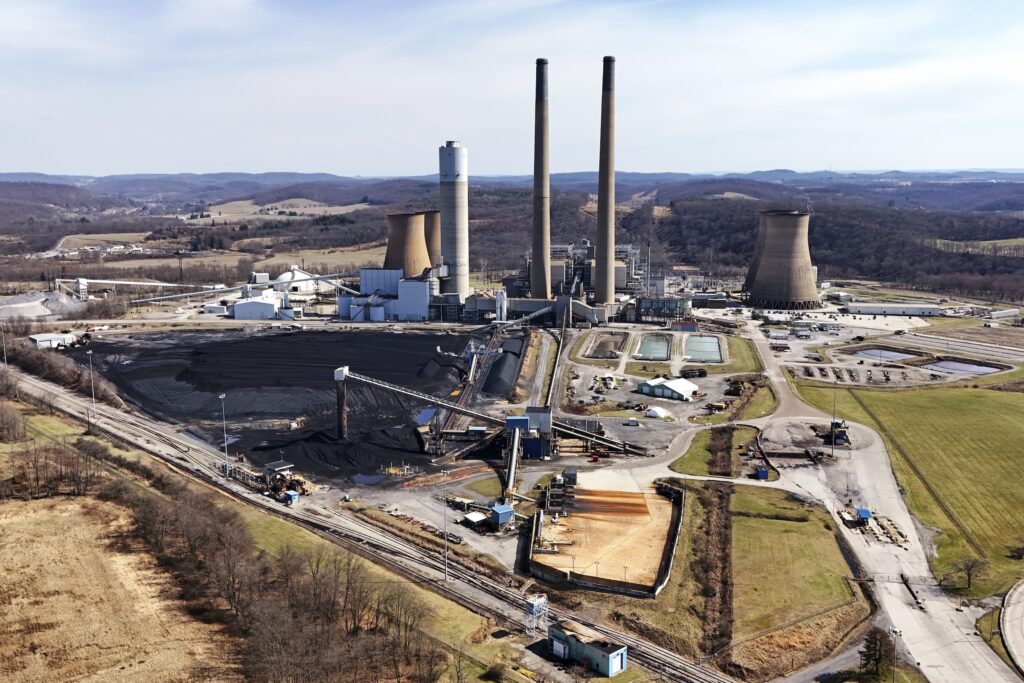 Climate Change Pennsylvania A power plant in Western Pennsylvania.