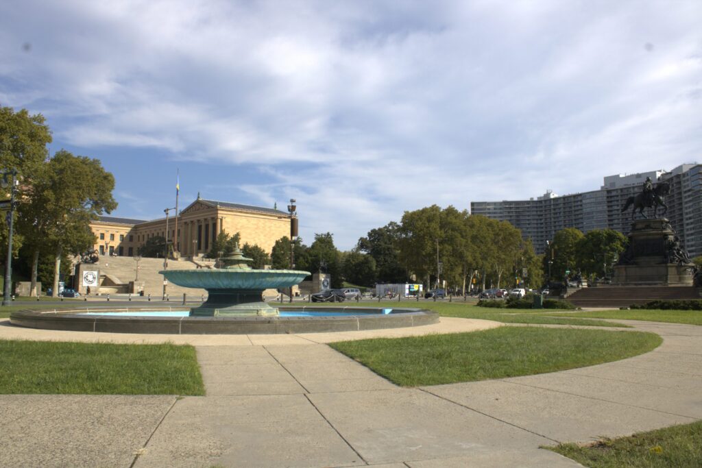 philadelphia-fountain-bp-091526 In front of the Philadelphia Museum of Art sits the Eli Kirk Price Fountain
