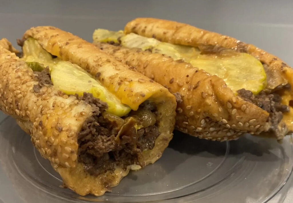 picklesteaks A cheesesteak with pickles