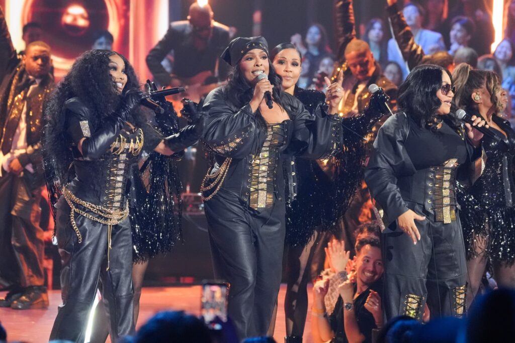 2026 IHeartRadio Music Awards – Show Salt-N-Pepa on stage performing at the IHeartRadio Music Awards.
