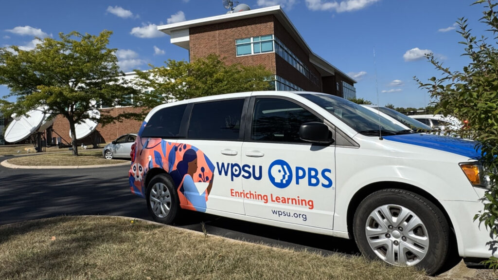 wpsu-van-cropped A WPSU van sits outside the station's headquarters