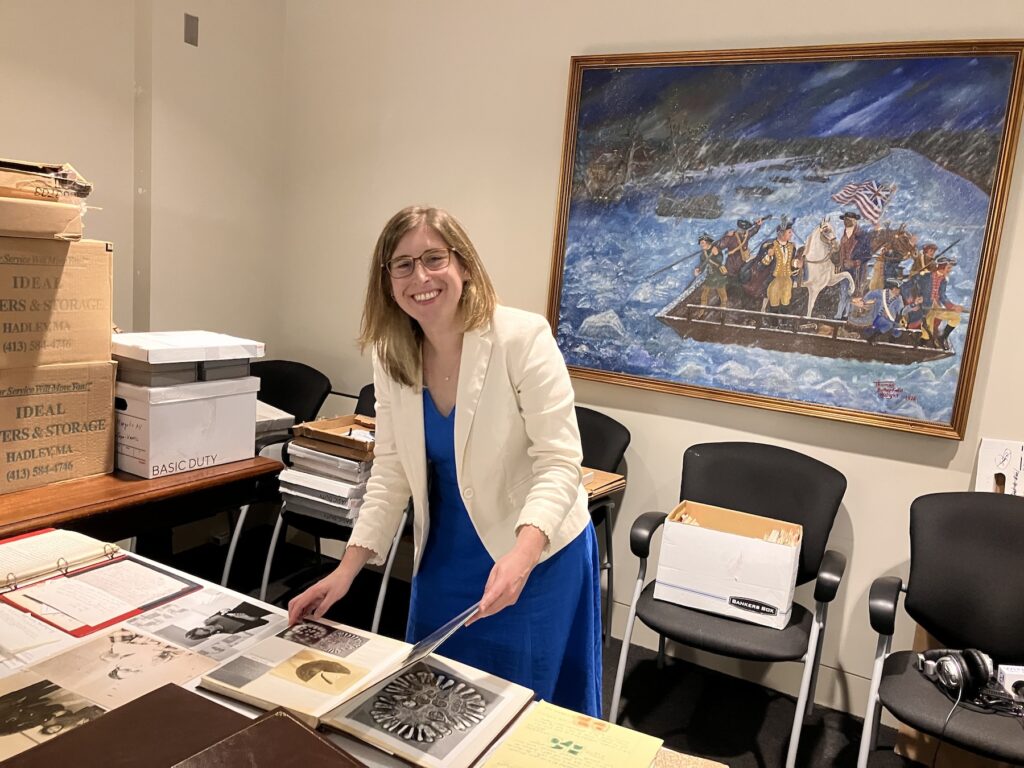adriana-link-ms-101626 Adrianna Link, curator of History of Science at the American Philosophical Society