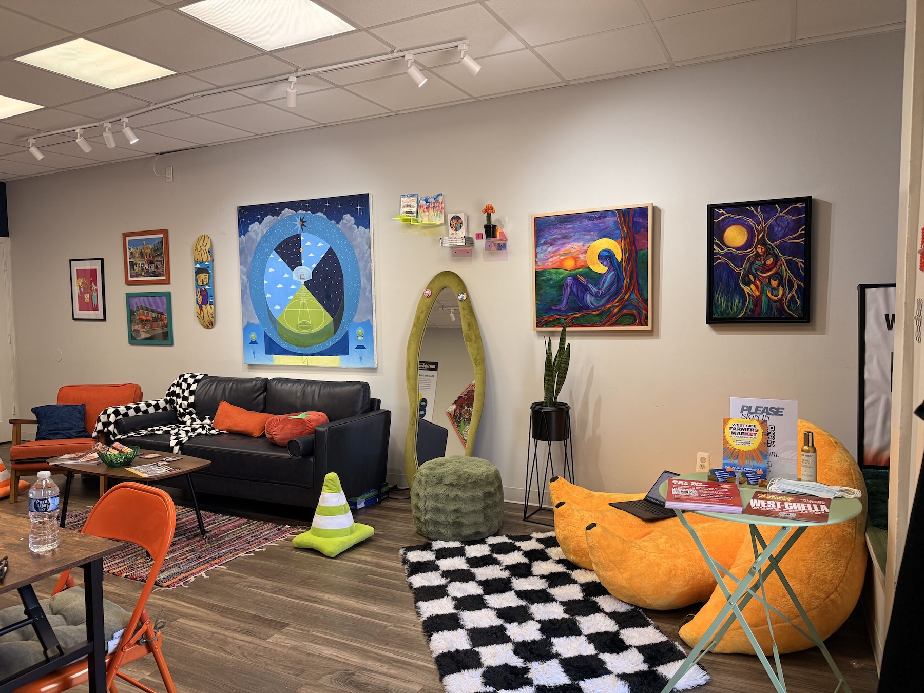 The Creative Hub offers artists and residents a space to tap into their creativity