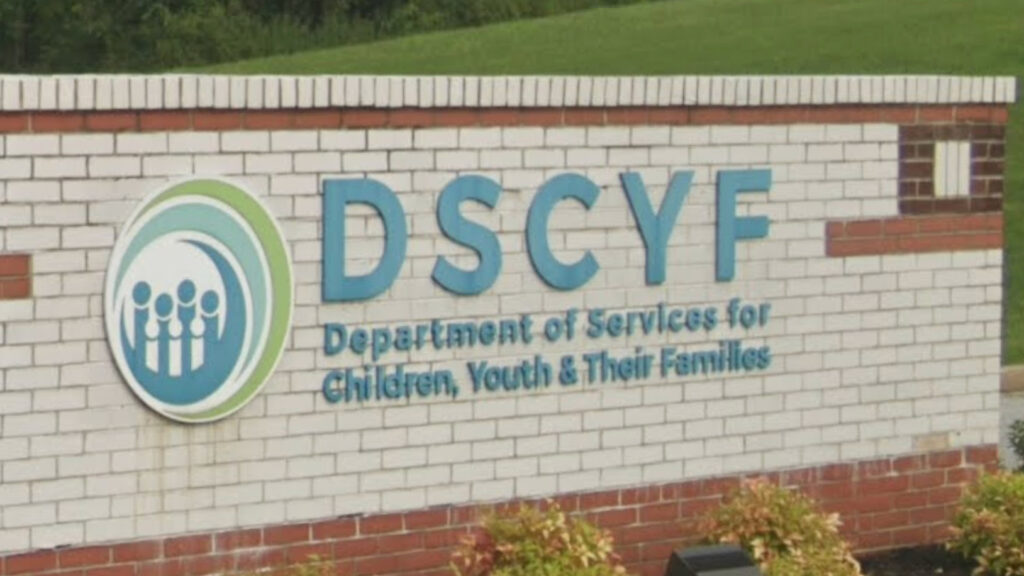 department-of-services-for-children-youth-their-families-delaware a sign for the Department of Services for Children, Youth and their Families
