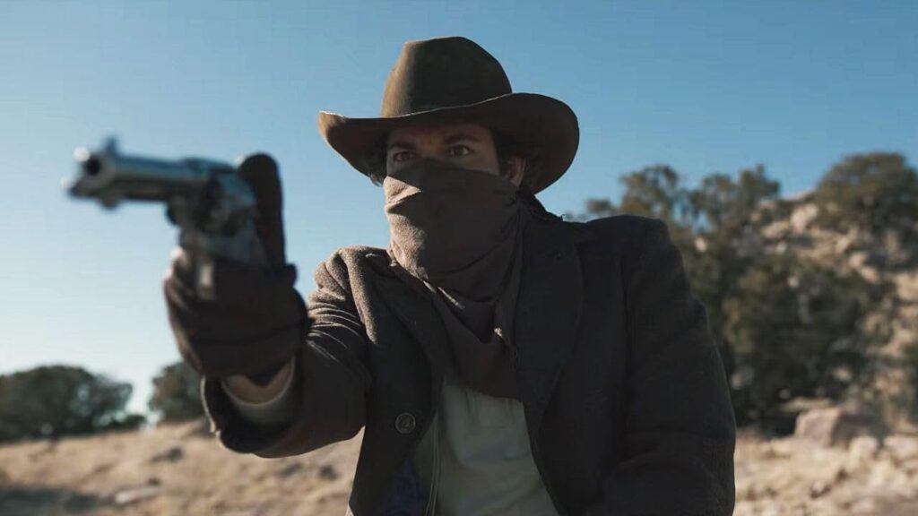 Still image from the film Angel and Badman