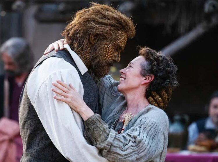 flicks_wicker Olivia Colman & Alexander Skarsgård in a scene from the film Wicker