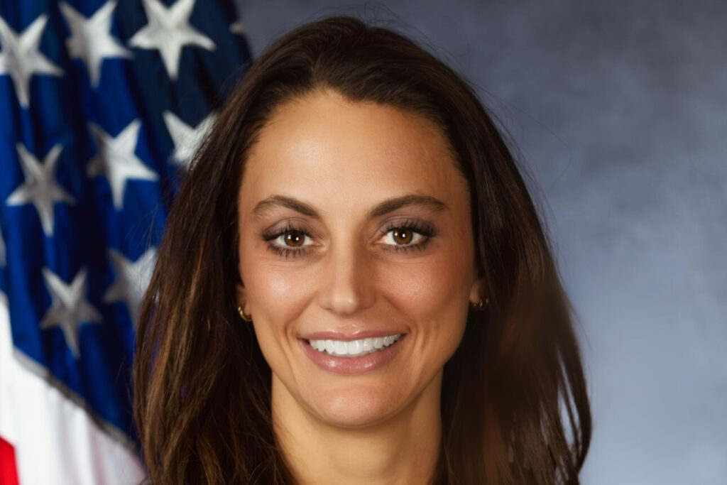 Judge Jennifer Mascott smiles