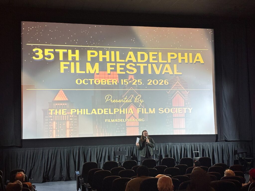 philadelphia-film-festival-2026-4 Trey Shields in front of a movie screen