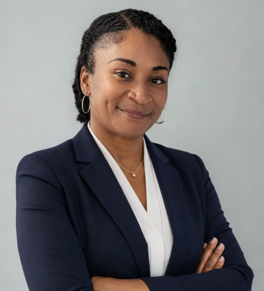 A headshot of Shay Frisby